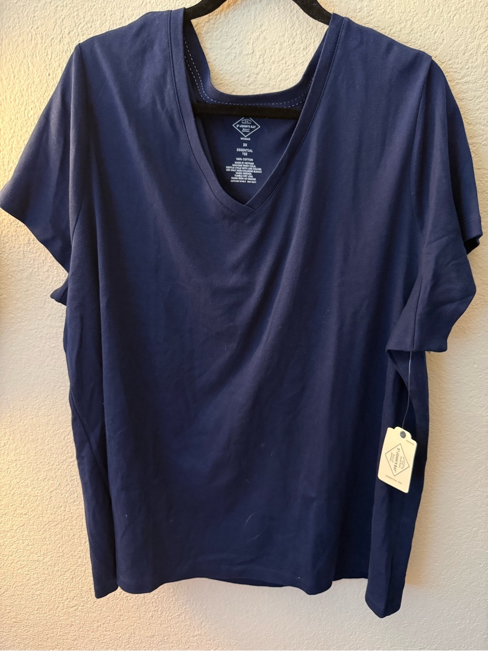 Women’s V-Neck T-Shirt - Navy
